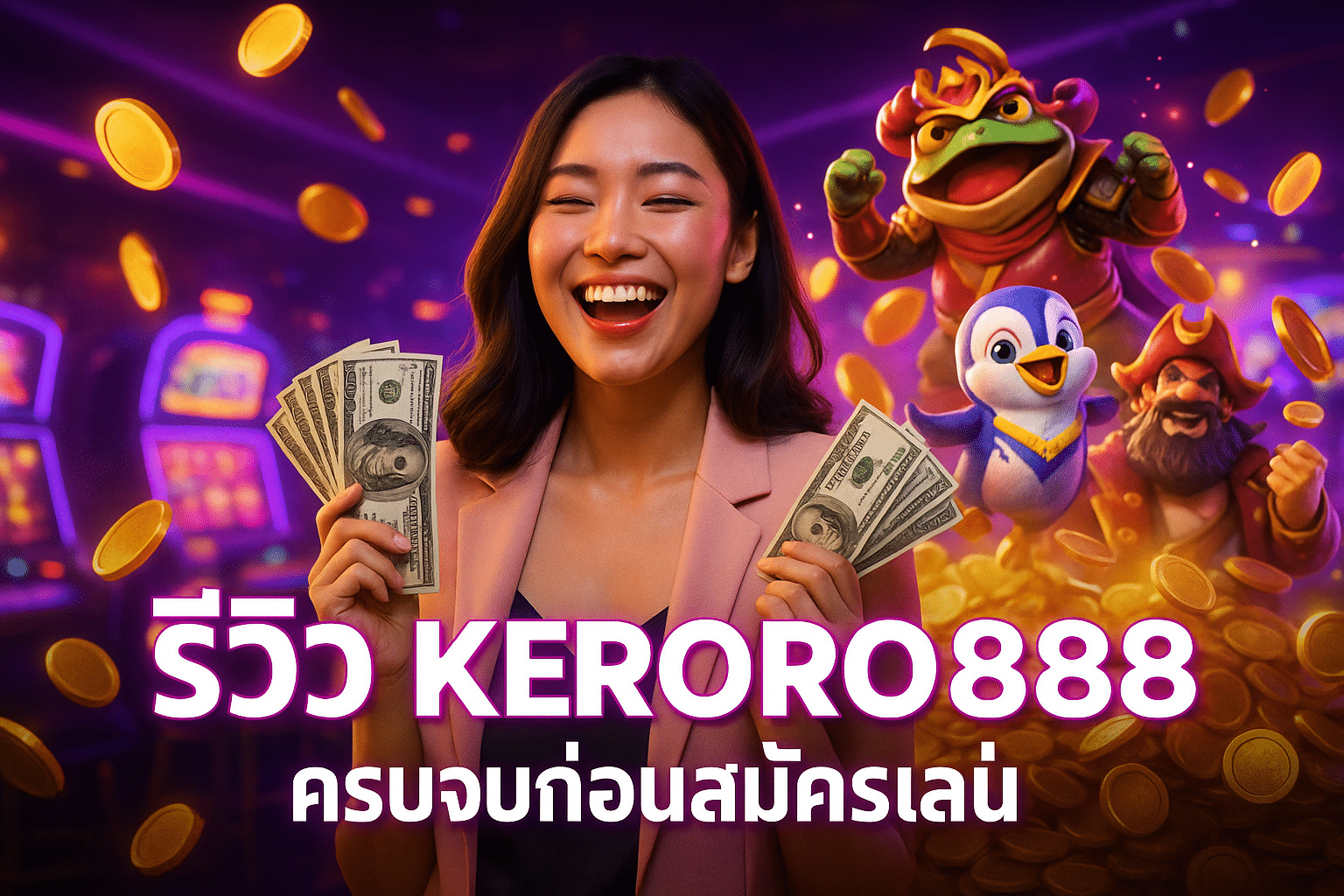 รีวิว KERORO888 ครบจบก่อนสมัครเล่น