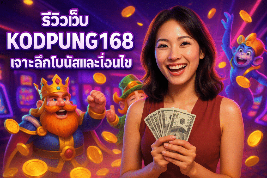 รีวิวเว็บ KODPUNG168 เจาะลึกโบนัสและเงื่อนไข